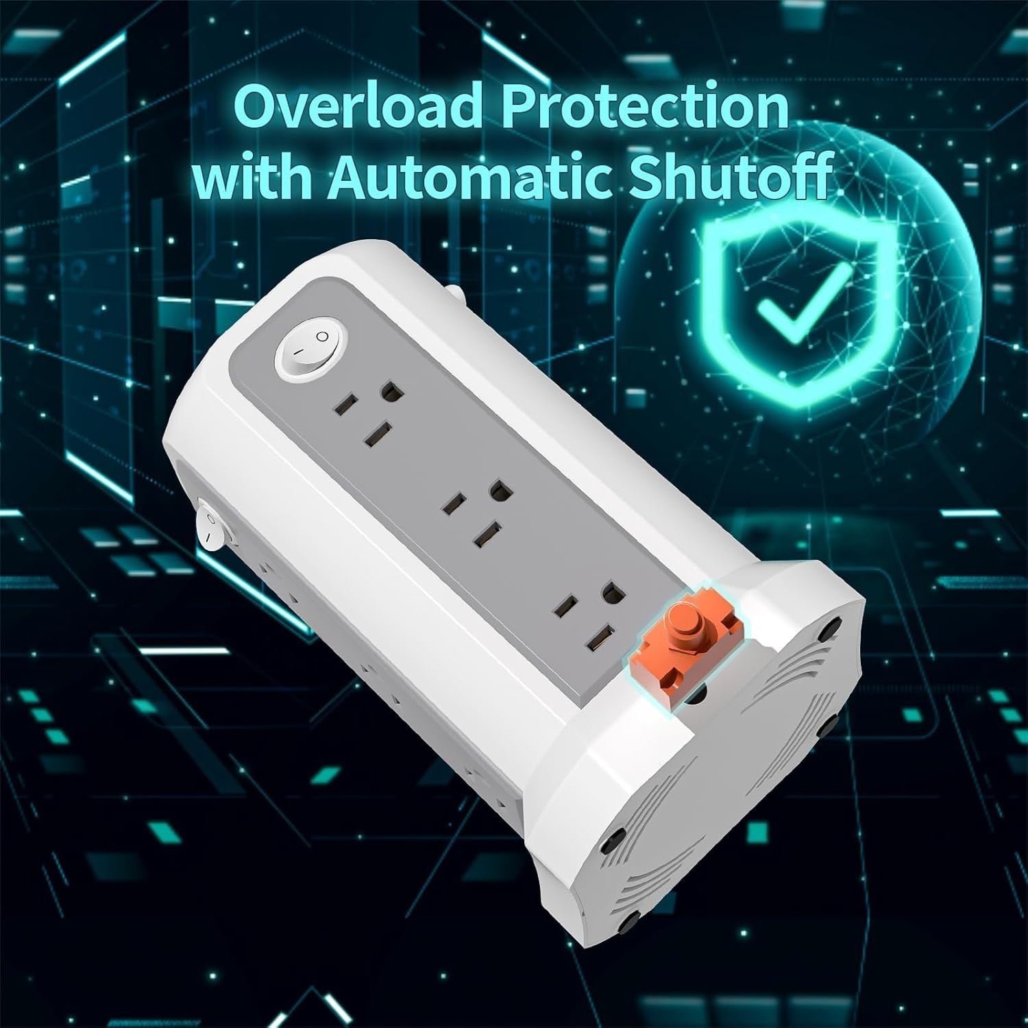 Surge Protector Power Strip Tower with USB C Port(Pd18W),10