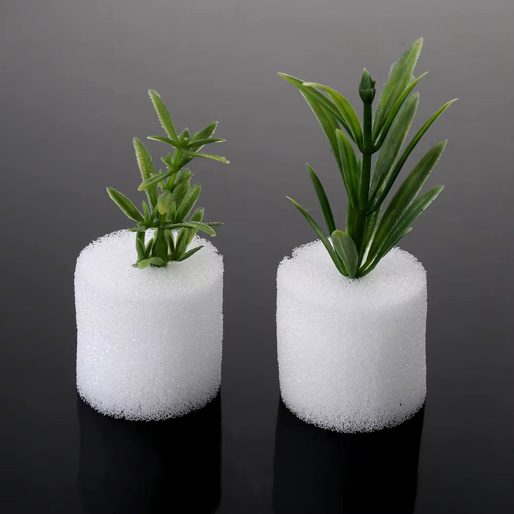 10/50Pcs Soilless Hydroponic Vegetables Nursery Pots Nursery Sponge Flower Seed Soilless Cultivation System Seed Trays