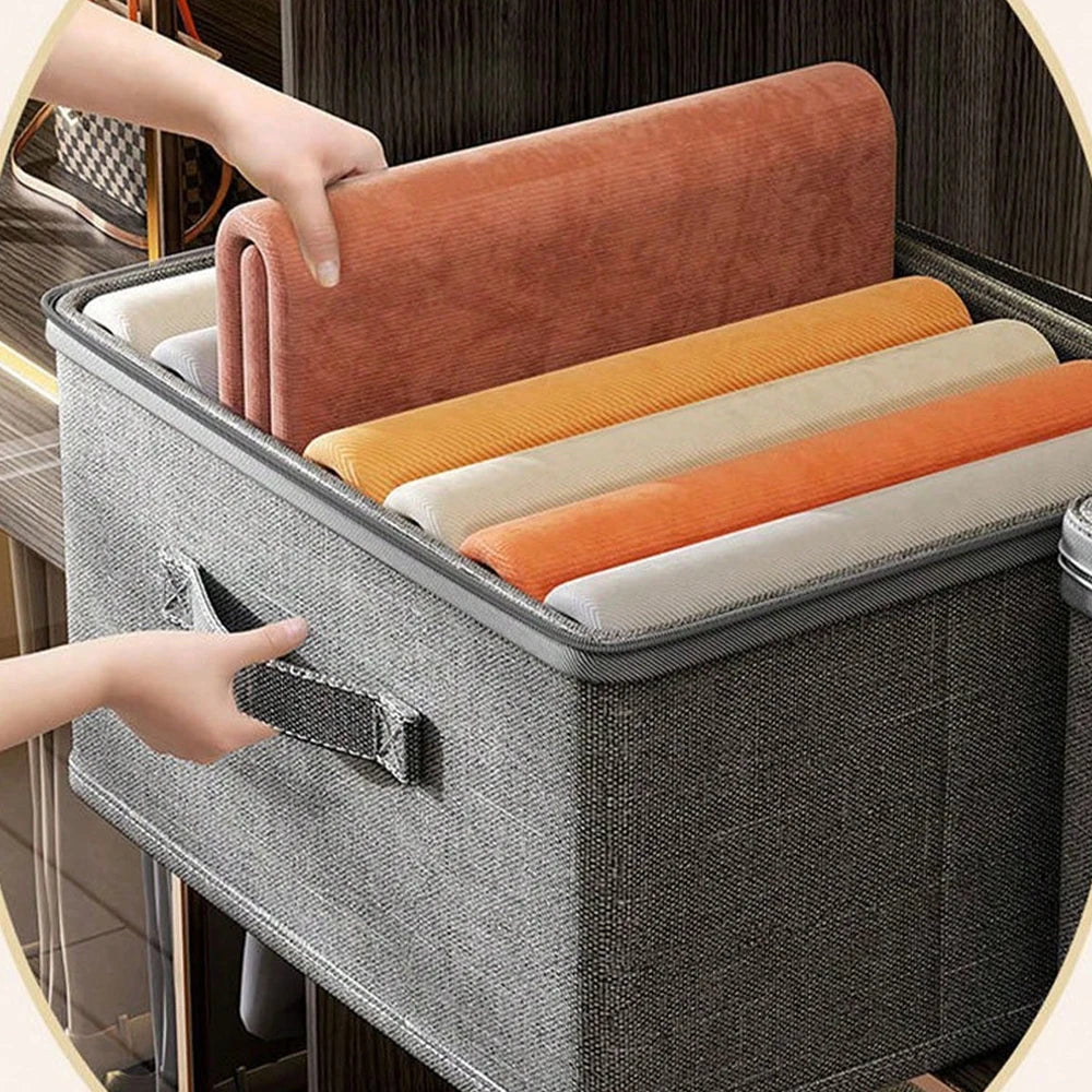 1PCS Folding Clothes Organizer , Large Capacity Quilt Organizer Multifunctional Bra Organizer Lingerie Oxford Cloth Divider