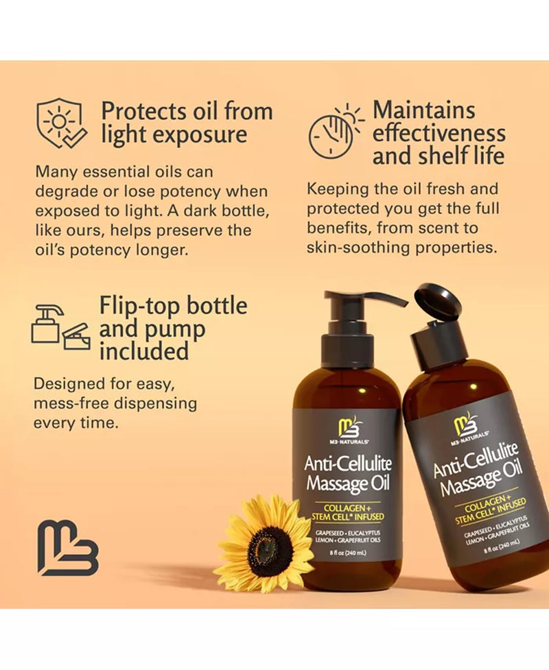 Anti-Cellulite Massage Oil, Grapefruit & Lemon | 8Oz
