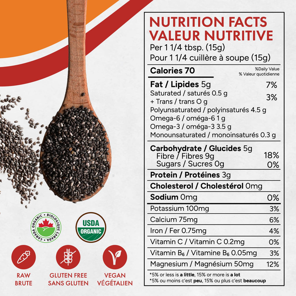 Rootalive - Organic Chia Seeds - 2lbs-1