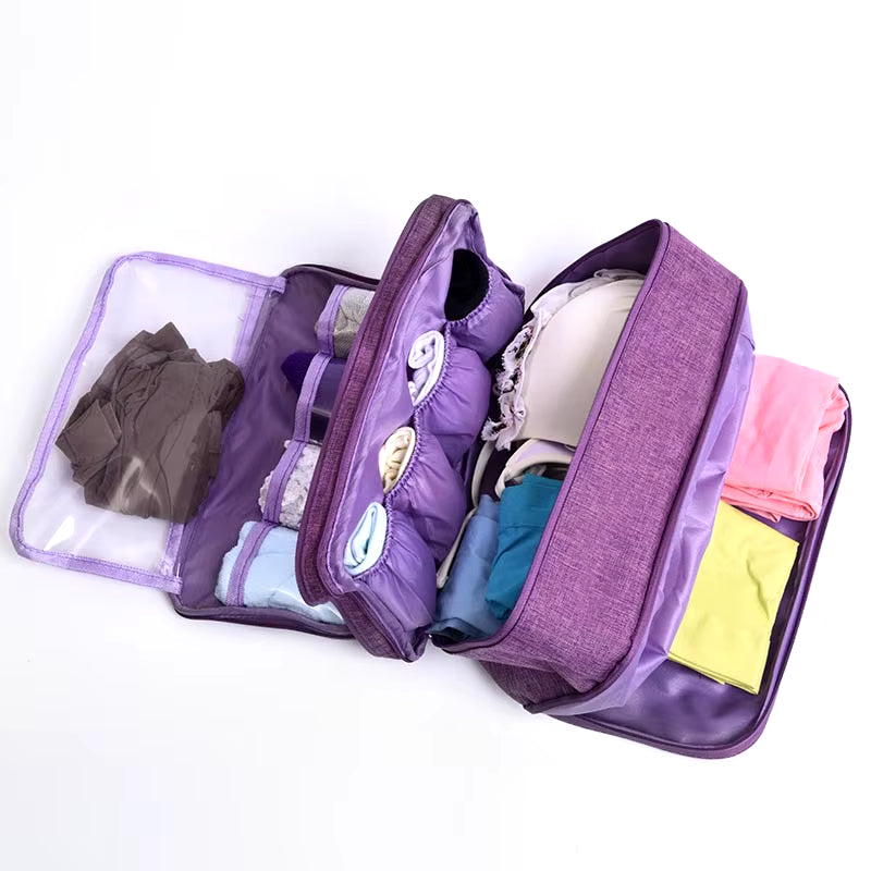 Underwear Storage Bag Travel Bra Organizer Women Men Socks Cosmetics Clothes Pouch Stuff Goods Accessories Supplies Products