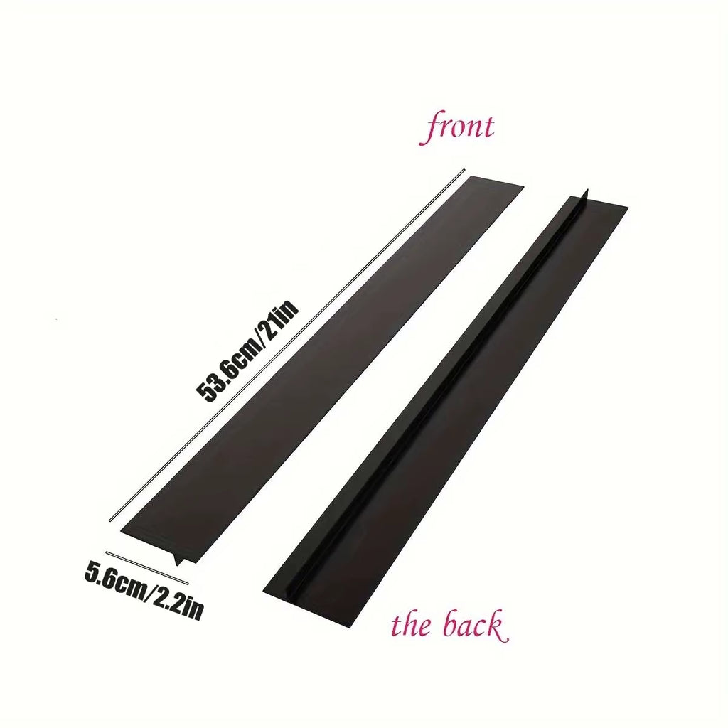 Silicone Gap Strip, Kitchen Gas Stove Sealing Strip, Kitchen Anti-Oil Anti-Stain Strip, Silicone Seal Insert Strip
