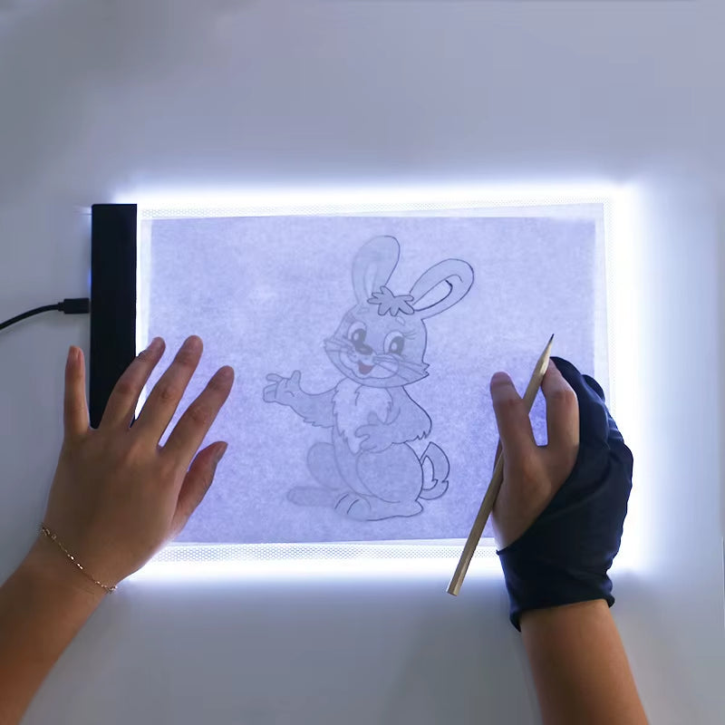 New A4 Digital USB Drawing Board LED Graphic Pad Light Box Tracing Copy Board Electronic Art Writing Painting Table Pad
