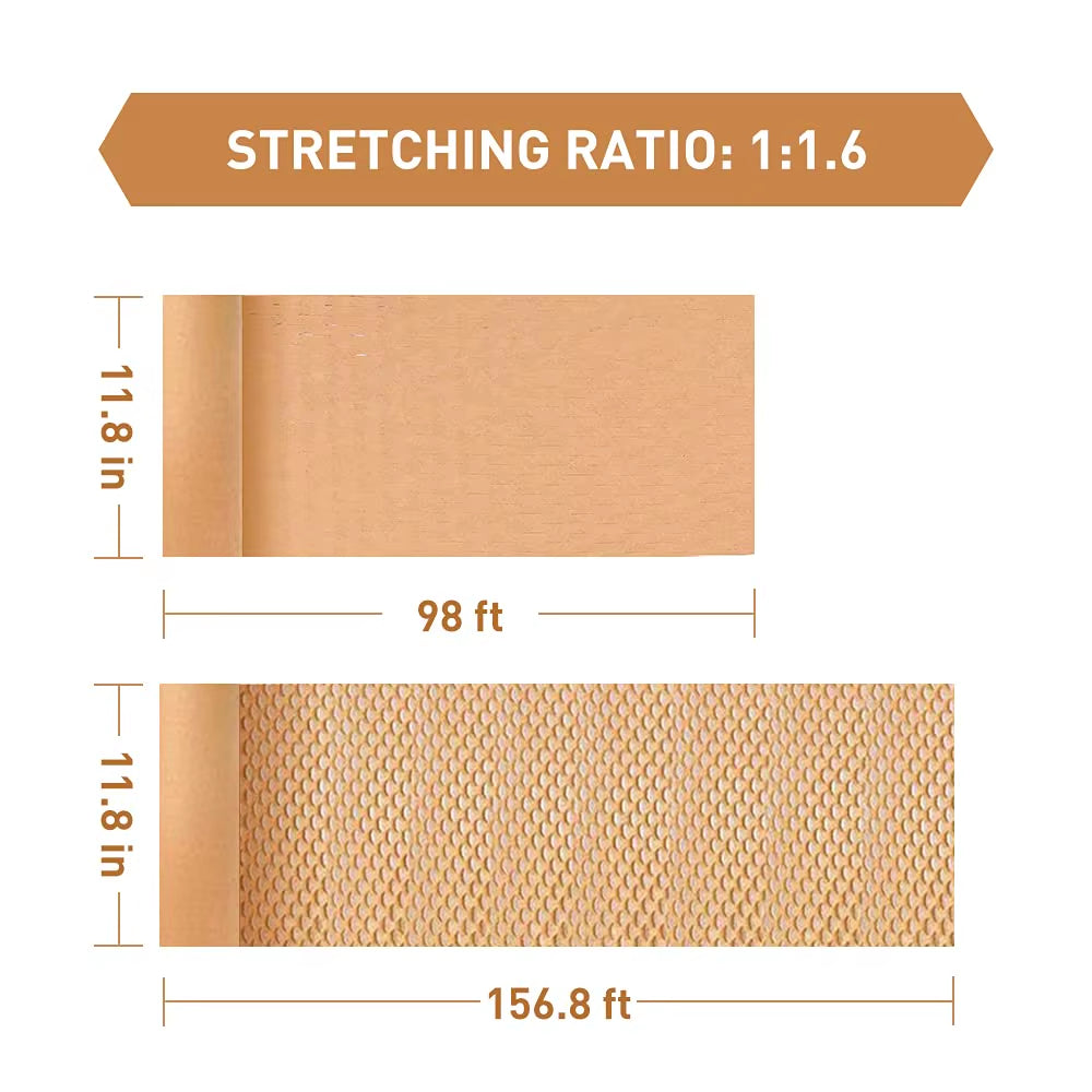 Honeycomb Folding Wrapping Material Brown 30Cm Biodegradable Diy Decorative Gift Improve Packing Efficiency Cushioning Paper