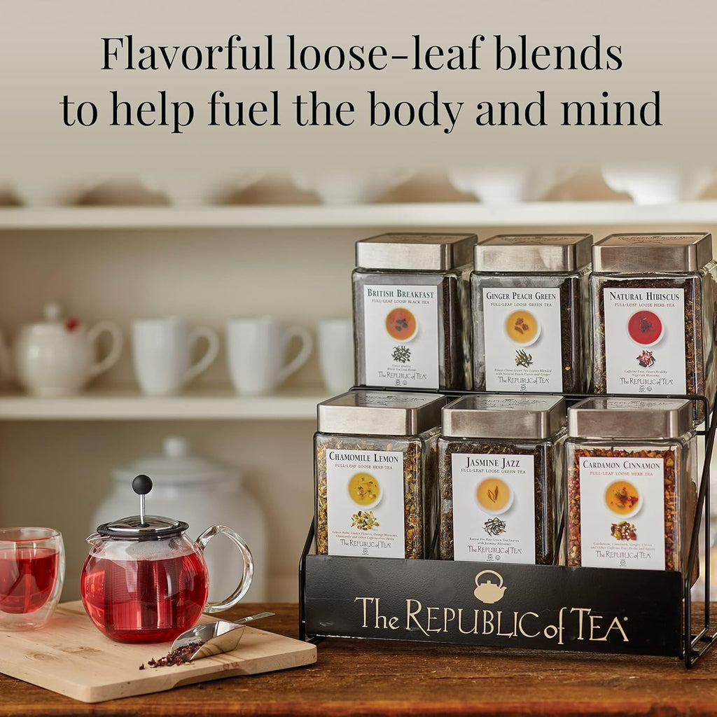 British Breakfast Black Full-Leaf Loose Tea, 3.5 Oz Tin | Steeps 50 Cups