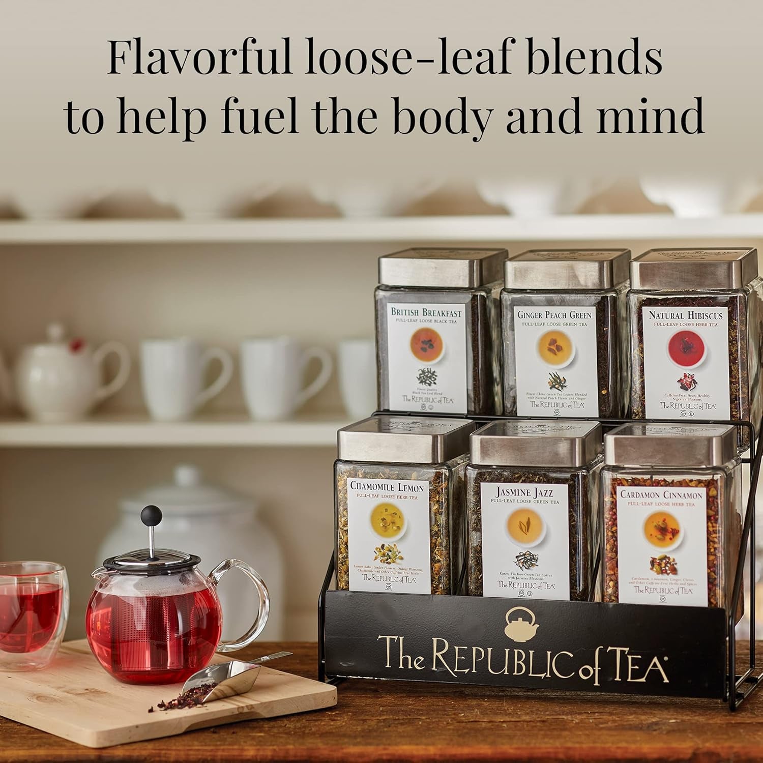 British Breakfast Black Full-Leaf Loose Tea, 3.5 Oz Tin | Steeps 50 Cups