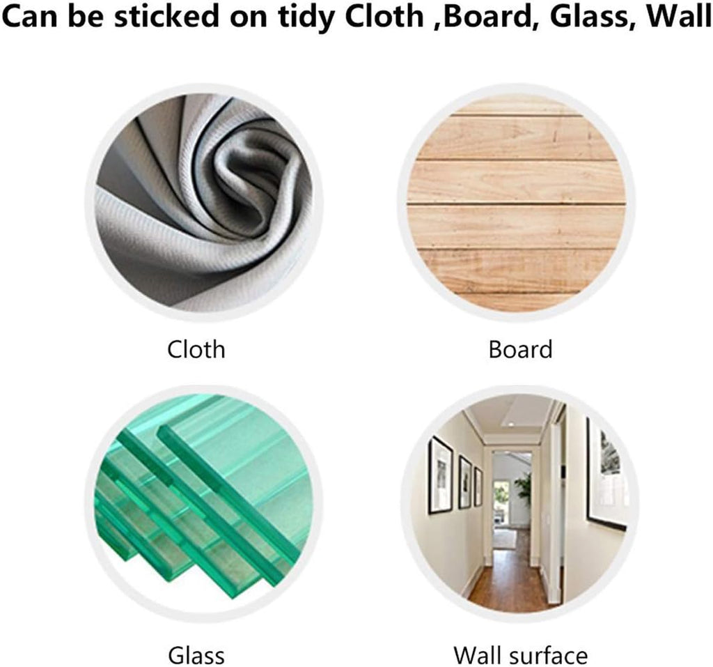 White Self Adhesive Dots 1000Pcs(500 Pairs) 3/4" Diameter Hook and Loop Dots Taps for School, Office