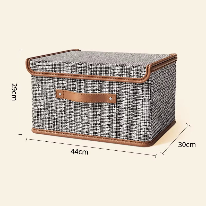 770G Dustproof Storage Box with Lid Large Capacity Foldable Clothes Storage Box Double Thickness Moisture-Proof Storage Box