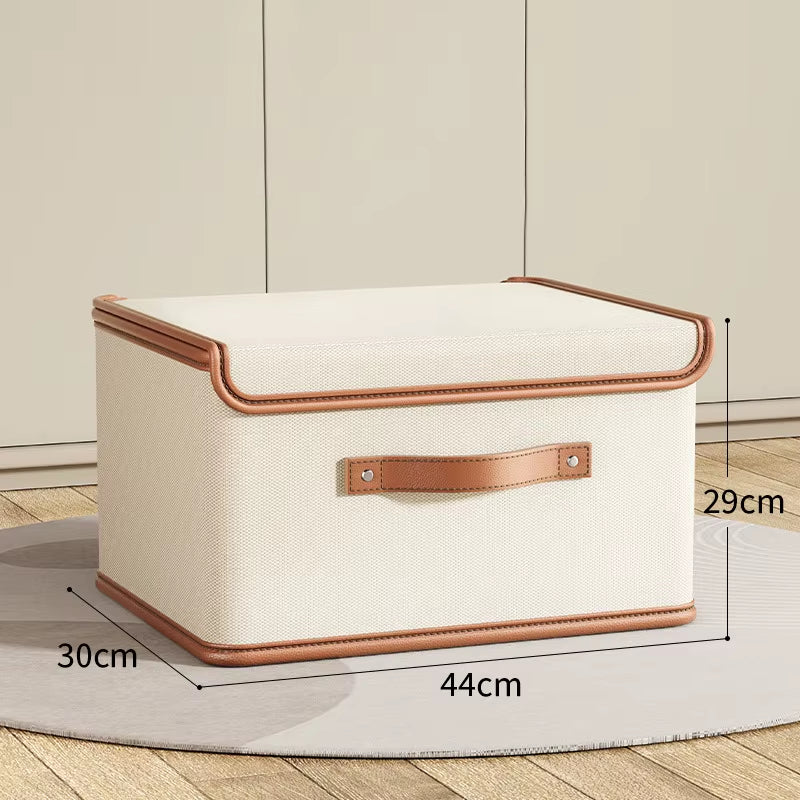 770G Dustproof Storage Box with Lid Large Capacity Foldable Clothes Storage Box Double Thickness Moisture-Proof Storage Box