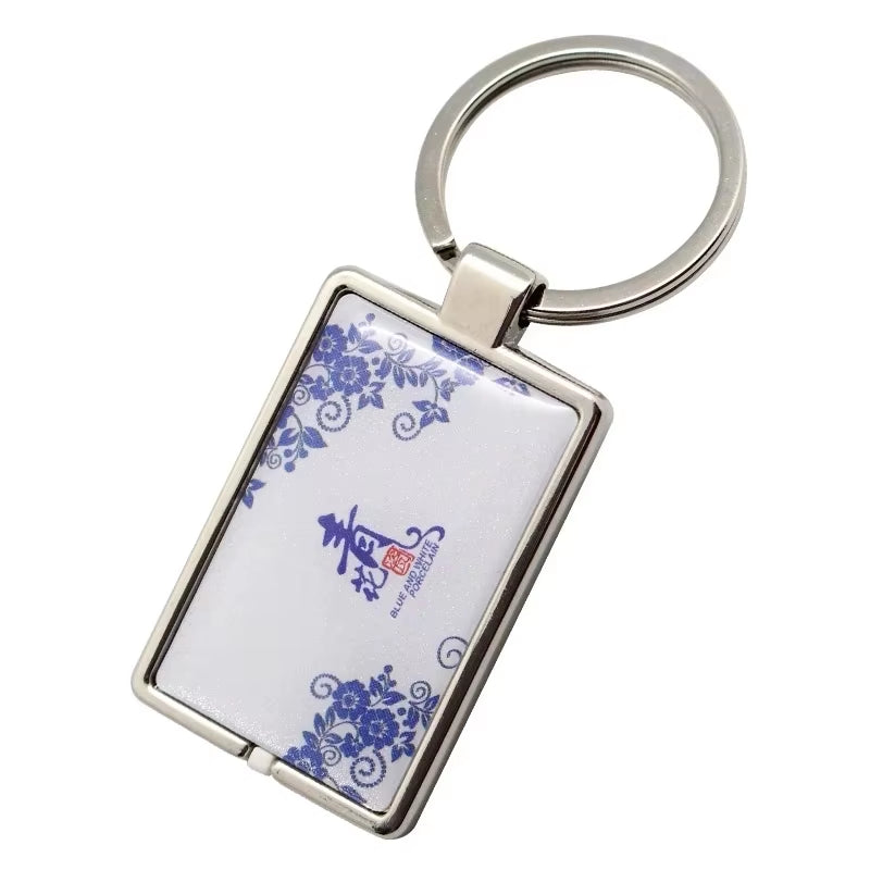 Metal Edging ID EM4305 125Khz Key Copy Blank Writable T5577 Keyfobs RFID Tag Ring Proximity Token Access Card 1Pcs