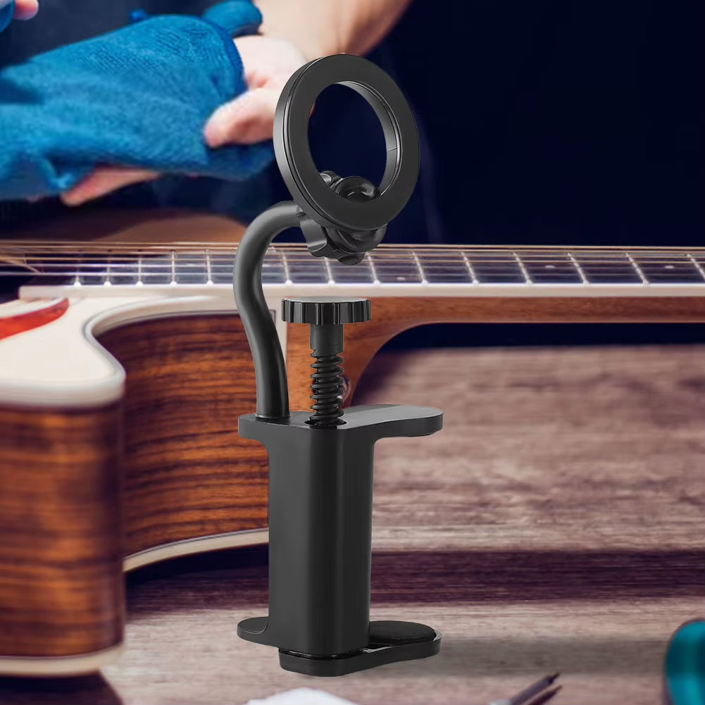 2025 Adjustable Magnetic Guitar Phone Holder Non-Slip Strong Magnetic Musical Instrument Phone Stand Stable Support with Clip