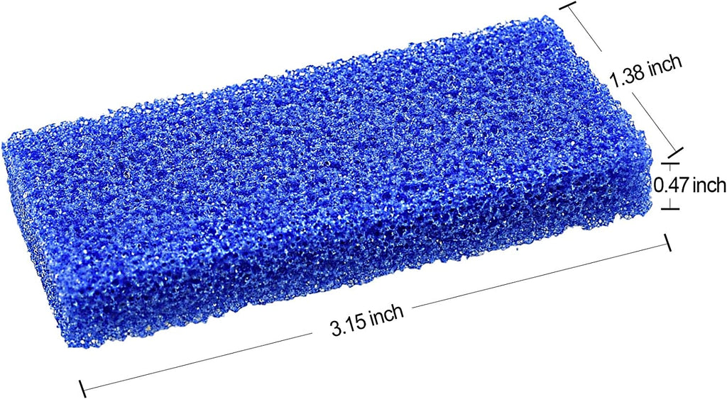 Disposable Foot Scrubber Sponge Pads Pedicure Pumice Stone for Feet Callus Remover Coarse Blue 40Pcs