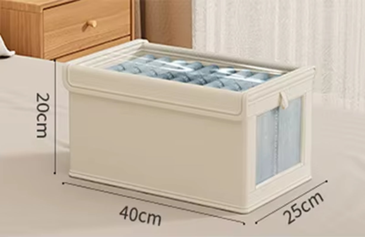 Large-Capacity Household Clothing Storage Box Enlarged and Thickened Folding Storage Box Suitable for Cotton Quilts down Jackets