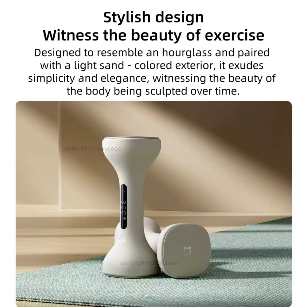 Mijia Smart Dumbbell Set 1KG/2KG Smart Sports Fitness Training Exercise Equipment Home Gym Suitable for Mijia APP