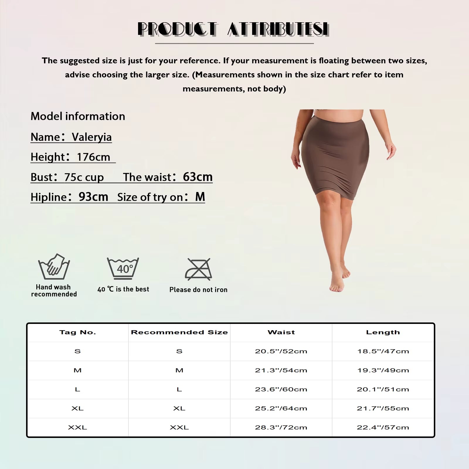 Sexy Women Tummy Control Body Shaper Skirt High Waist Shaperwear Underdress Seamless Plain Color Tight Fitting Shaper Skirt