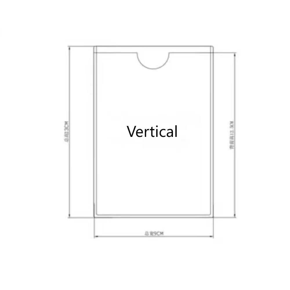 10PCS Adhesive Vinyl Pouch Tag PVC Envelope Self-Adhesive Sign Holder Ticket Sleeves Plastic Price Card Label Nameplate Pockets