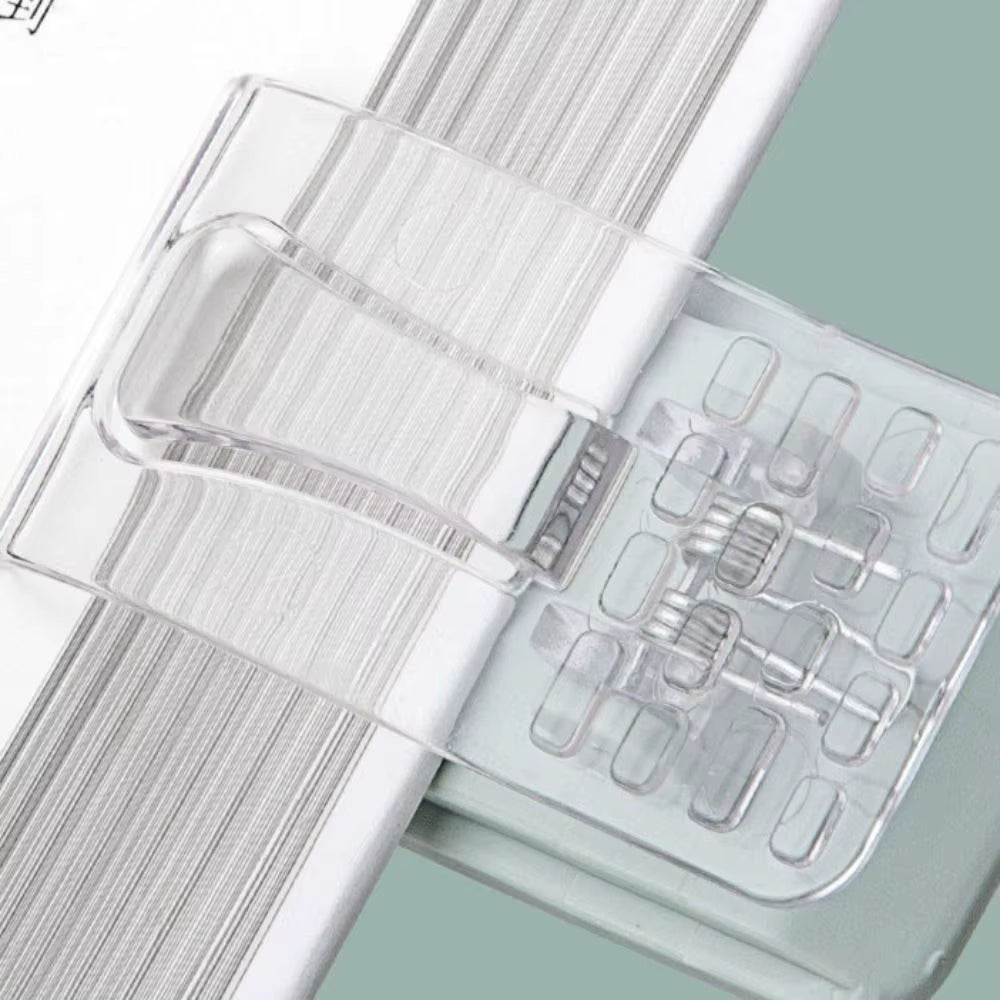 Adjustable Angle Lifting Landing Book Stand Extendable Anti-Slip Mat Reading Bookshelf Plastic with Clip Book Holder Recipes