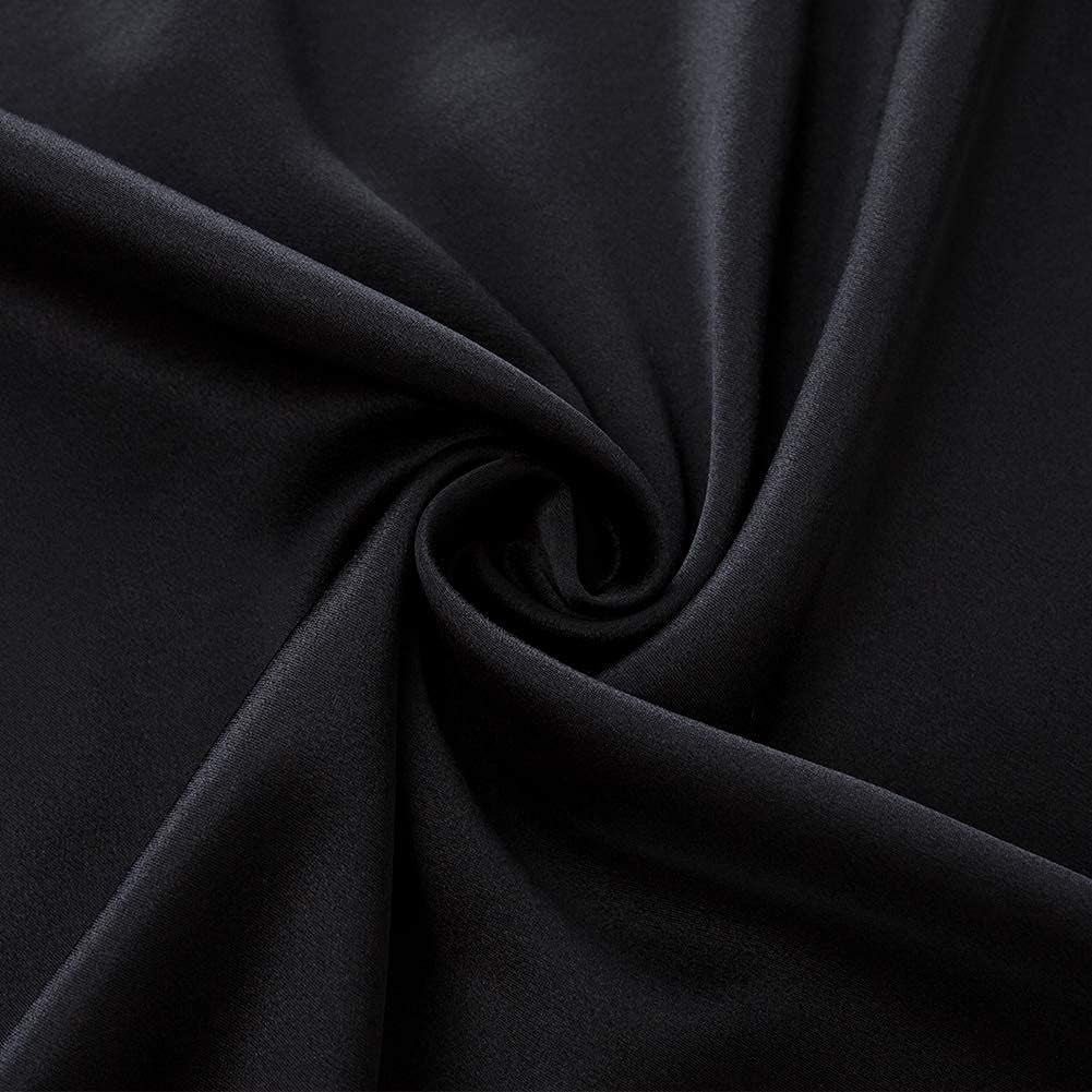 100% Mulberry Silk Pillowcase for Hair and Skin, Both Side 19 Momme Silk Pillowcase, 1Pc (Standard 20''X26'', Black)