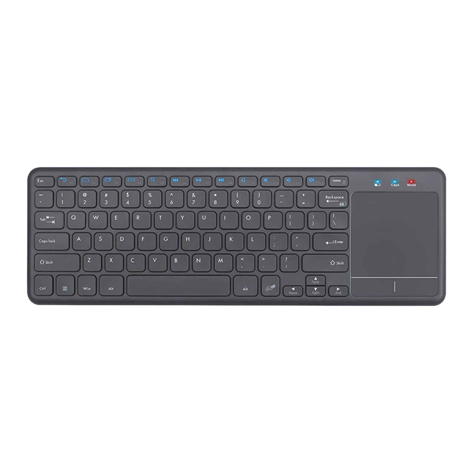 Wireless Keyboard Built in Trackpad Durable Lightweight 2.4G 78 Key Kaypad Portable for Laptop Computer Desktop Smart TV Tablet