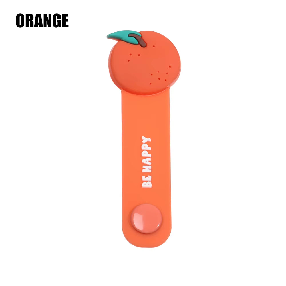 Cute Cartoon Data Cable Organizer Multifunction Cord Protector Bookmark Clips Wire Cord Winder Data Line Storage Earphone Winder