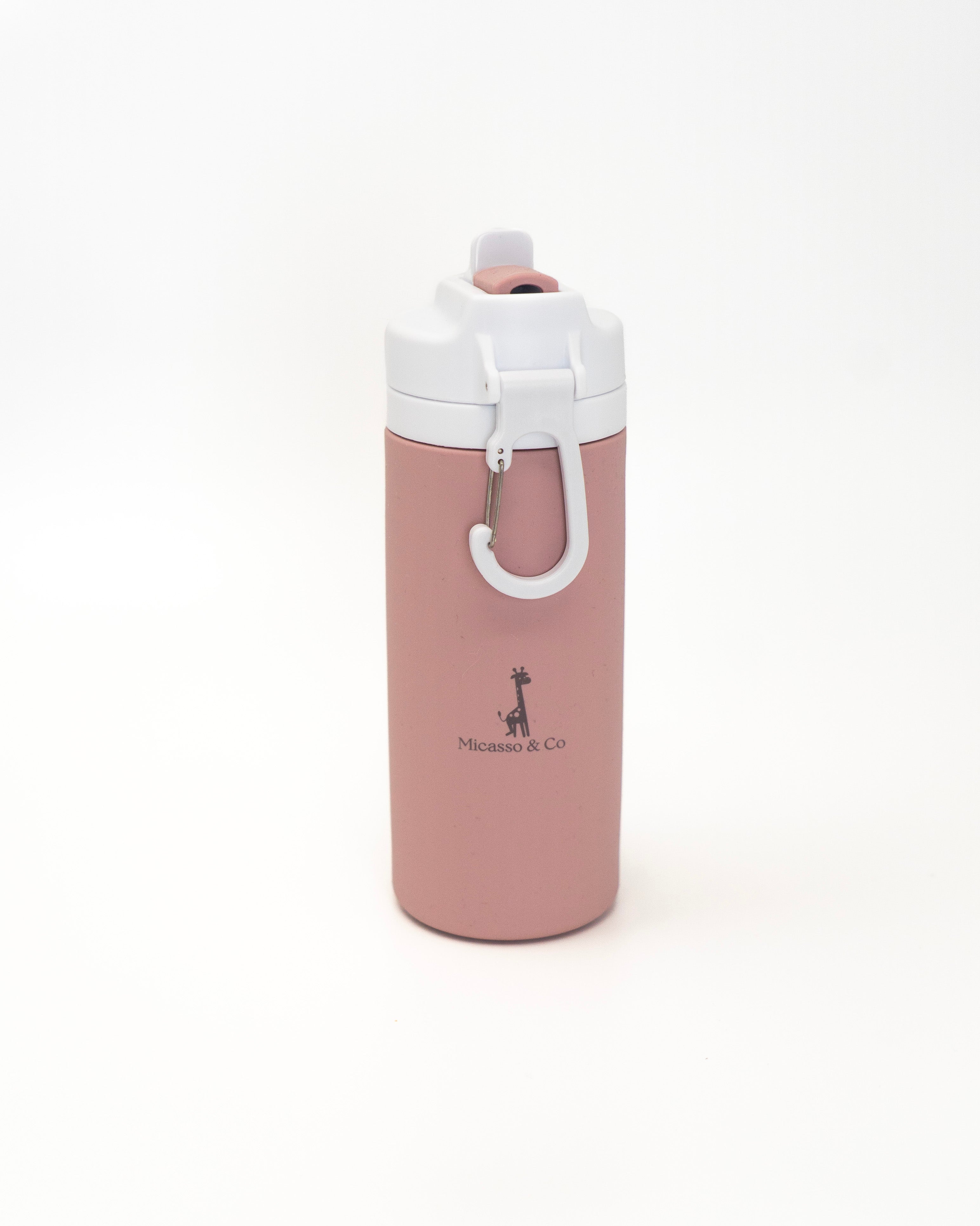 Bouteille d'eau en silicone format 450 ml