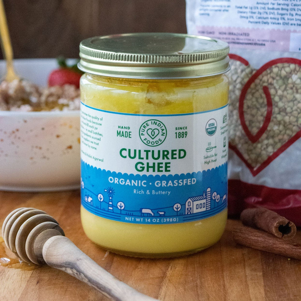 Cultured Ghee | Grass-Fed & Certified Organic Ayurvedic Ghee-1