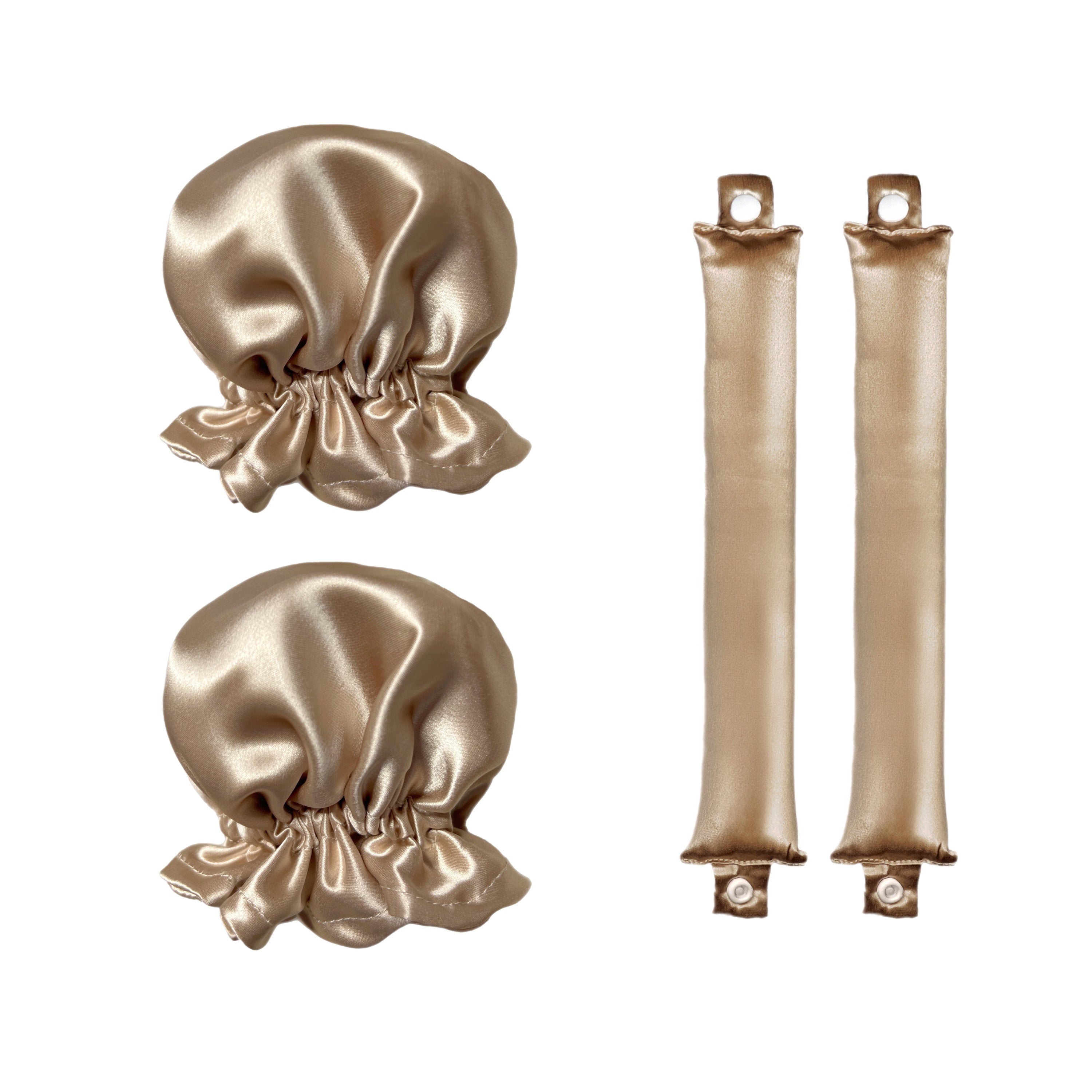 Organic Silk Heatless Curlers - Champagne-0
