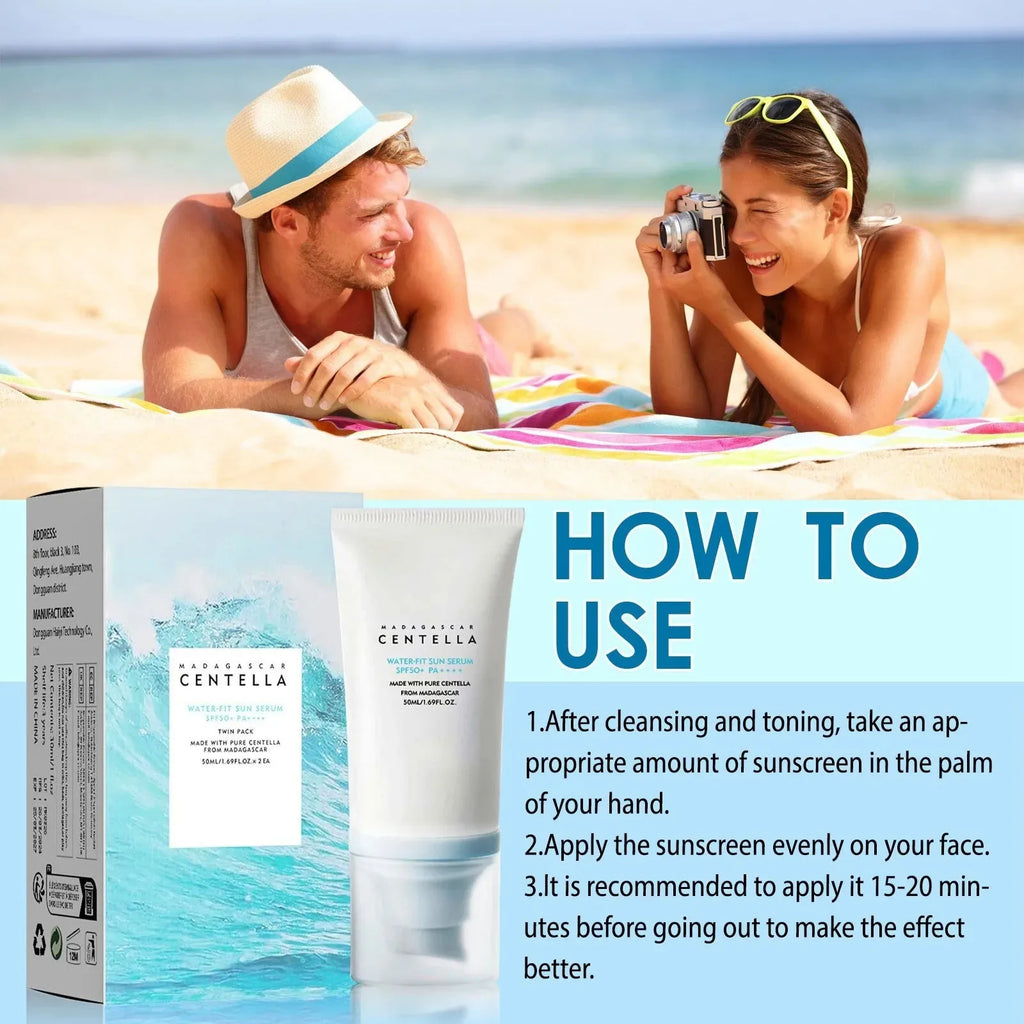 Korean Centella Sunscreen Cream for Skin Whitening and Protection-4