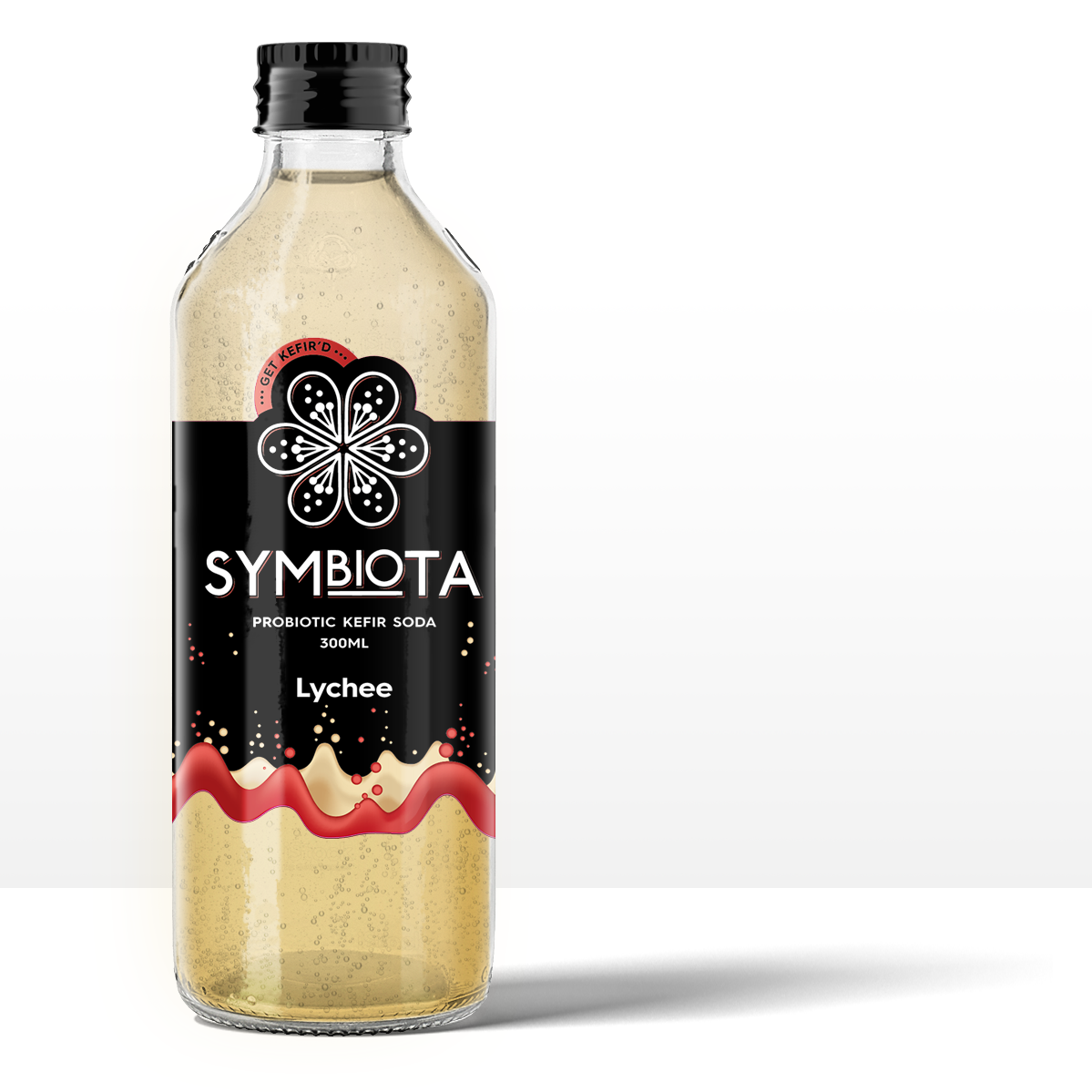 Probiotic Water Kefir Soda - Lychee 300ml-2