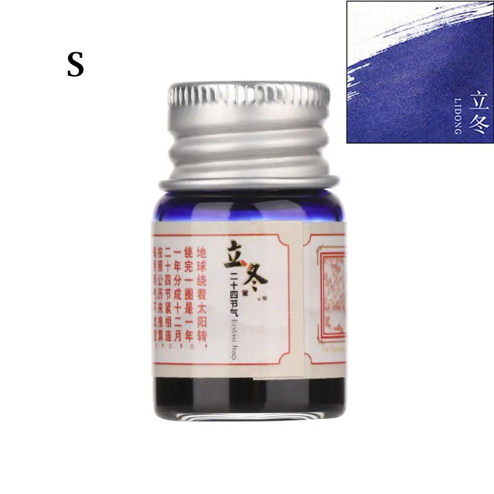 5ML 24 Colors Calligraphy Writing Paint Fountain Pen Glitter Powder Ink