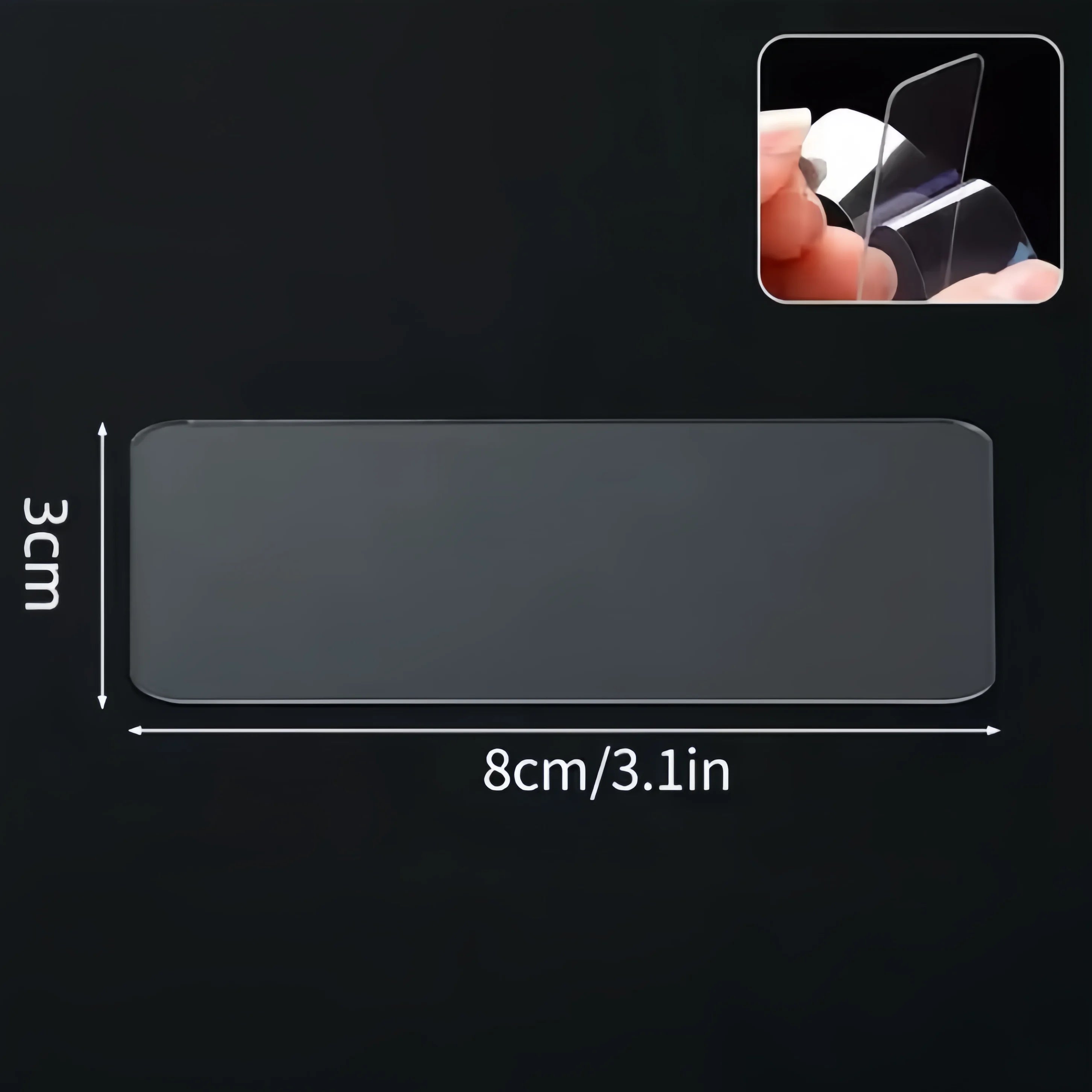 No Traces Double Sided Adhesive Tape Transparent Nano Tape Waterproof Wall Stickers Reusable Household Products Adhesives