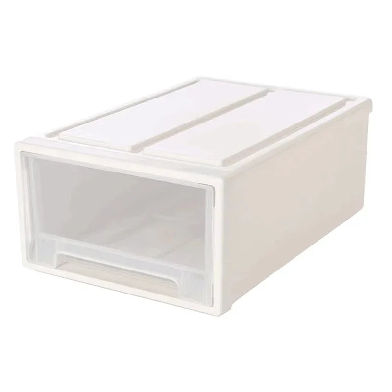 Drawer Clothes Storage Box Transparent Plastic Storage Drawesr Wardrobe Sundry Organizer Household Cabinet Closet Storage Box