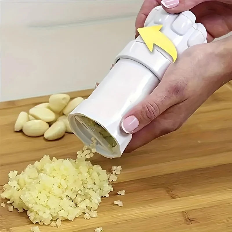 1Pc Chef Manual Garlic Press Mini Multifunctional Garlic Cutter Kitchen Tool Peeler/Masher/Grinder