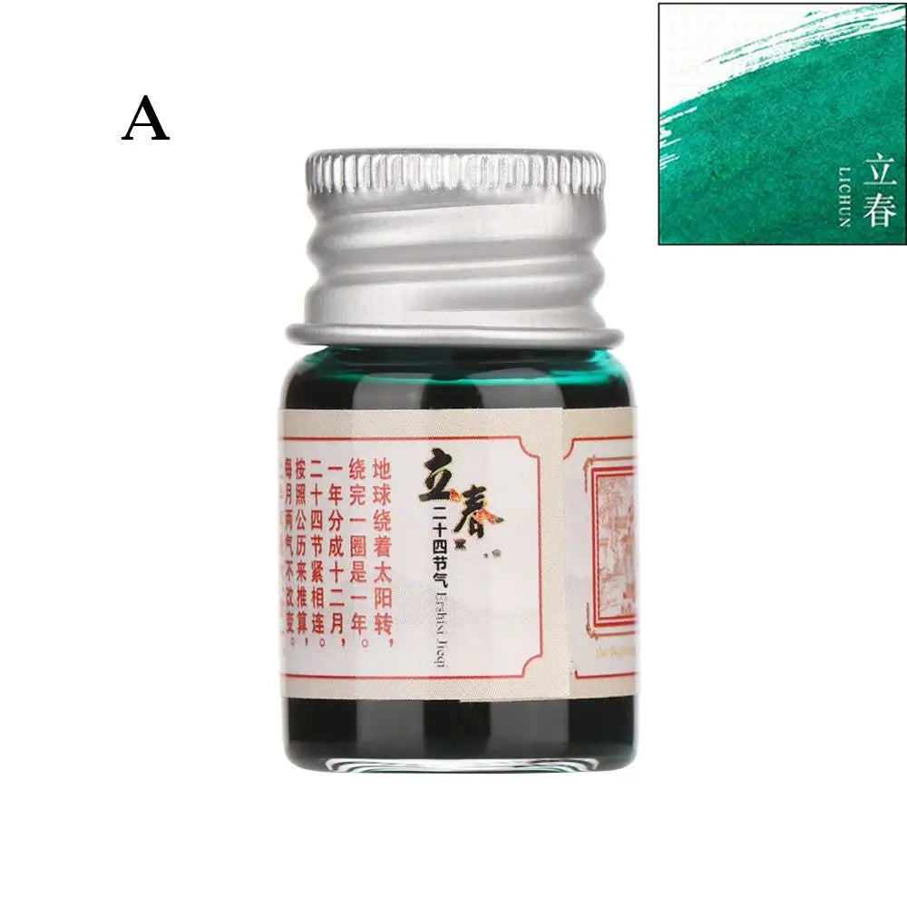 5ML 24 Colors Calligraphy Writing Paint Fountain Pen Glitter Powder Ink