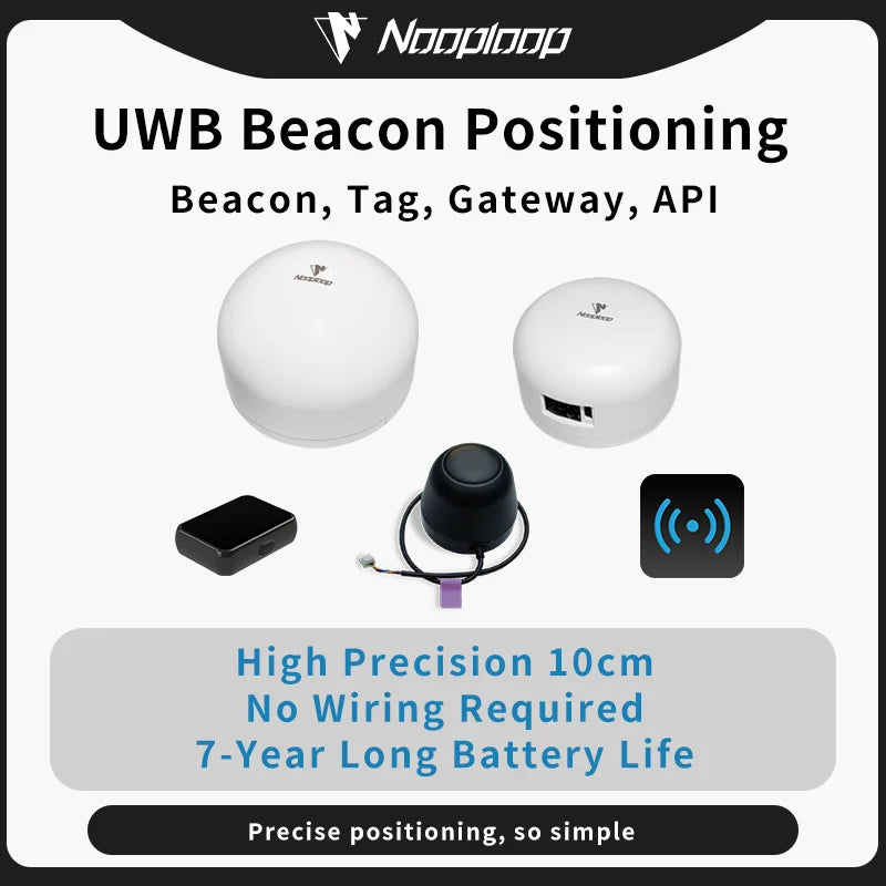 UWB Beacon Positioning System, No Wiring, Long Battery Life, High Precision, Ubeacon Wireless Base Station, Indoor And