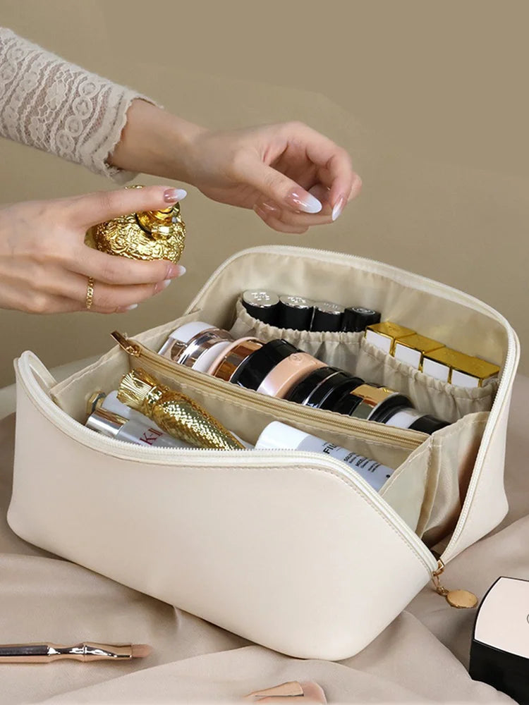 Portable Travel Cosmetic Bag Makeup Remover Bag Waterproof Wash Bag