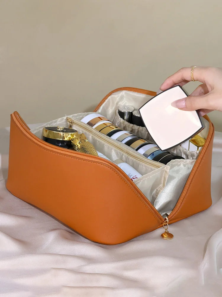 Portable Travel Cosmetic Bag Makeup Remover Bag Waterproof Wash Bag
