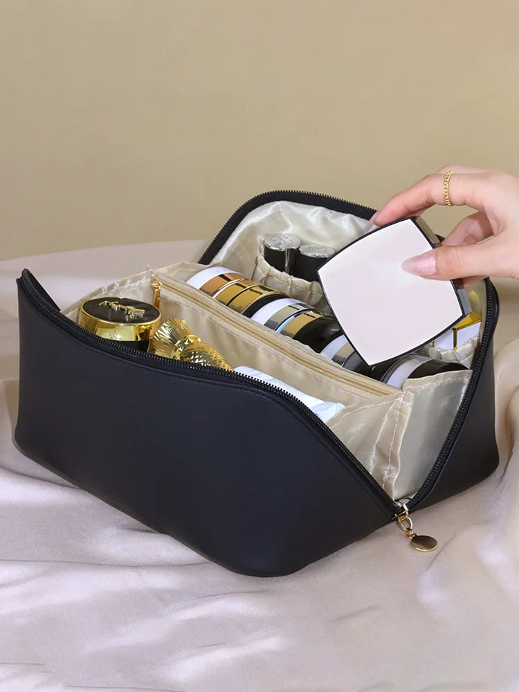 Portable Travel Cosmetic Bag Makeup Remover Bag Waterproof Wash Bag