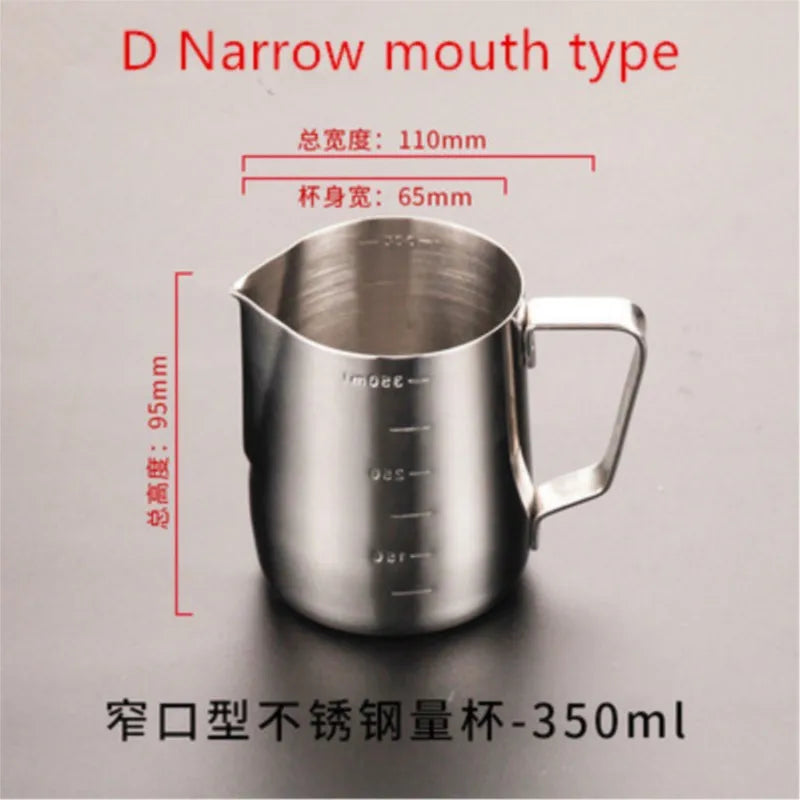 1PC 350-1000/2000Ml Lab 304 Stainless Steel Lab Beaker Measuring Cups Graduated Liquid Metal Tools with Inner Scale and Cover