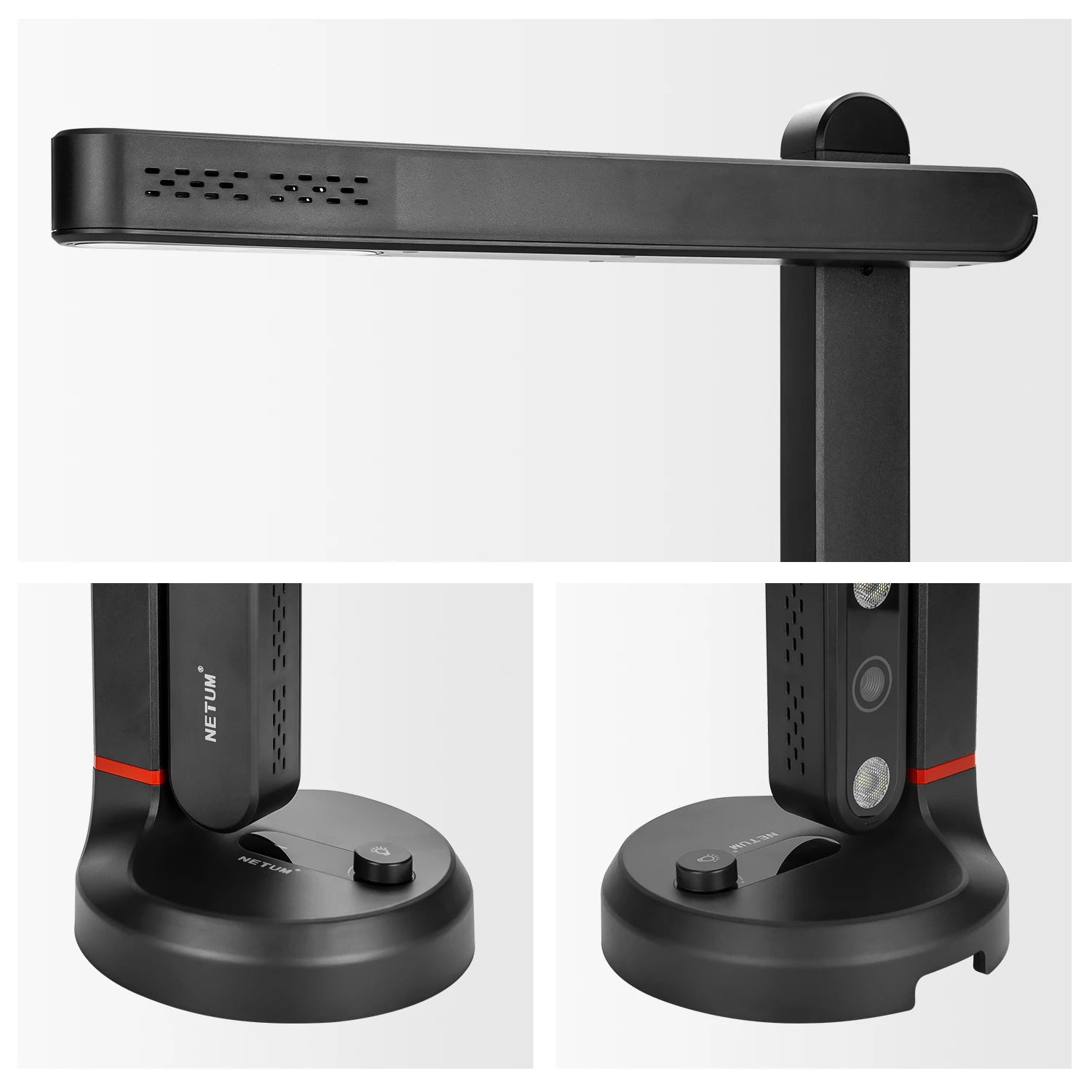 Book Scanner T101 Autofocus Document Scanner Max A4 A3 Size with Smart OCR Led Table Desk Lamp for Family Home Office