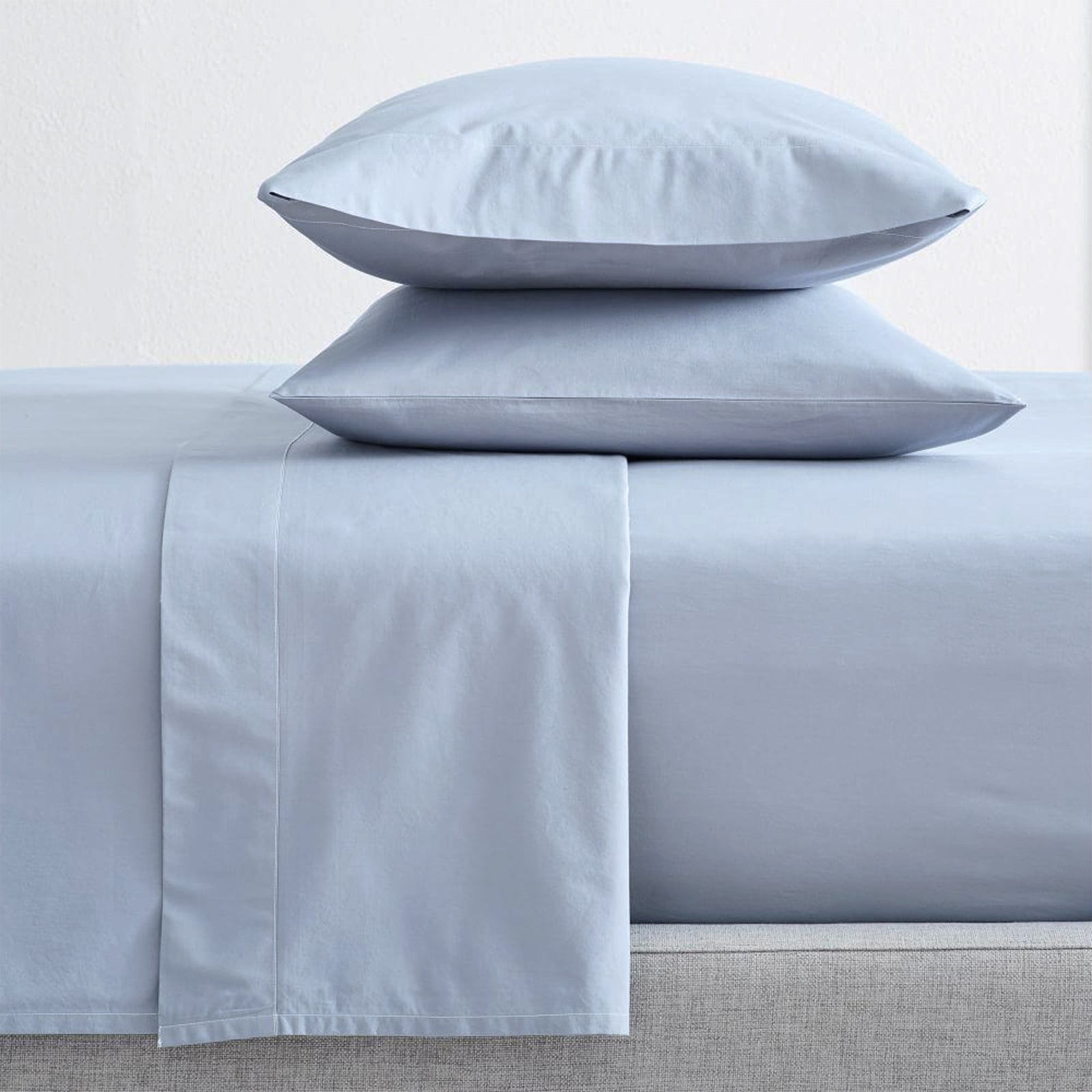 NNEDSZ 300 Thread Count 100 % Organic Cotton Baby Blue Sheet Sets by Renee Taylor-0