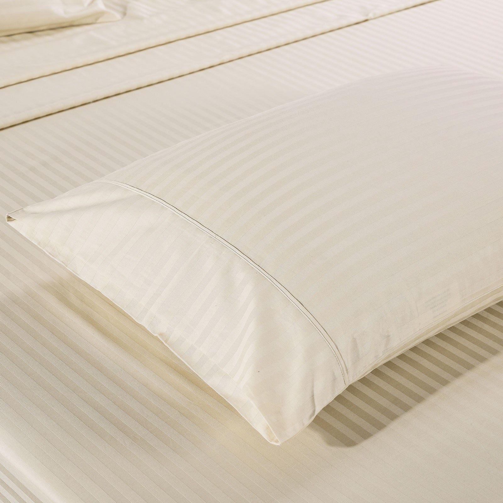NNEDSZ 1200 Thread Count 100% Egyptian Cotton Sheet Set Stripe Hotel Grade King Sand-1