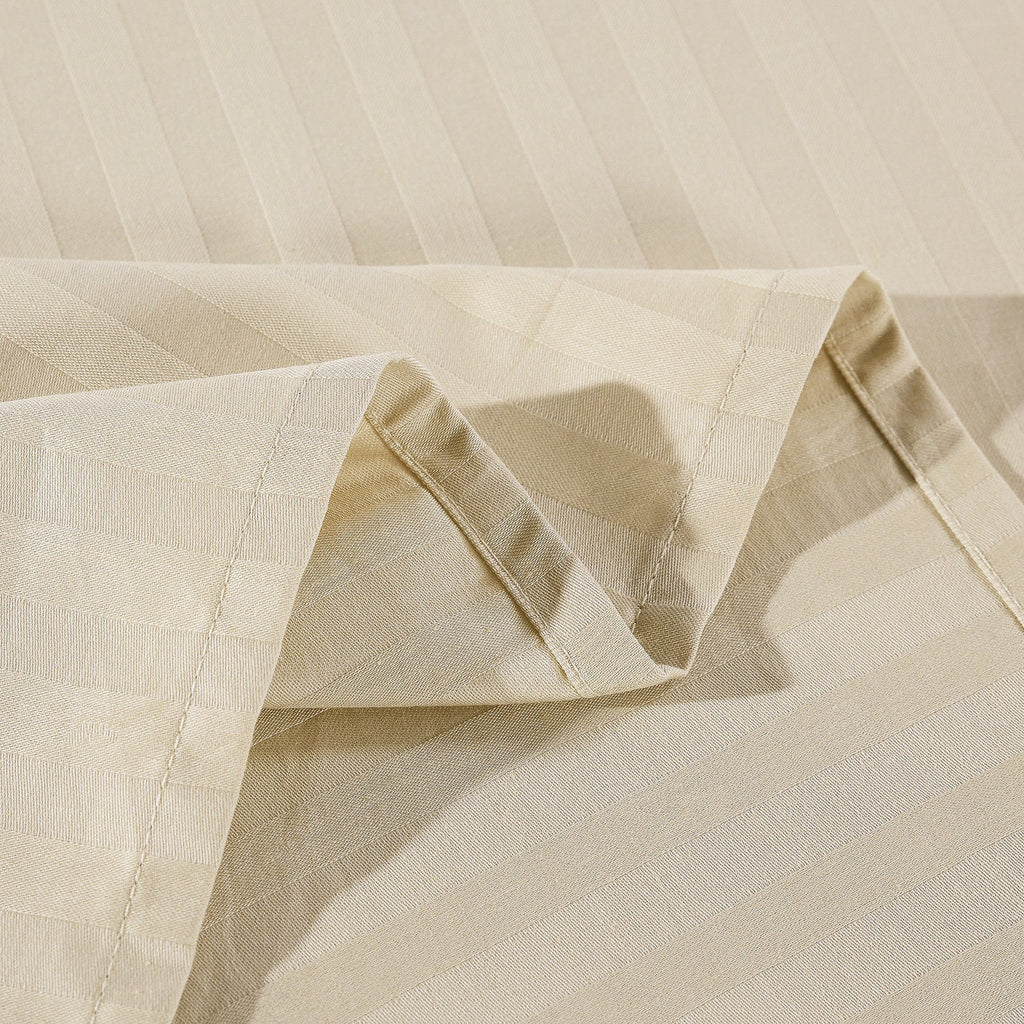 NNEDSZ 1200 Thread Count 100% Egyptian Cotton Sheet Set Stripe Hotel Grade King Sand-4