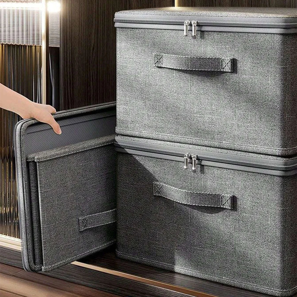 1PCS Folding Clothes Organizer , Large Capacity Quilt Organizer Multifunctional Bra Organizer Lingerie Oxford Cloth Divider