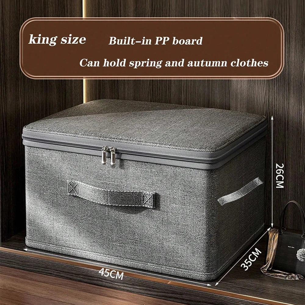 1PCS Folding Clothes Organizer , Large Capacity Quilt Organizer Multifunctional Bra Organizer Lingerie Oxford Cloth Divider