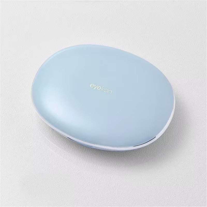 Ultra-Thin Magnetic Attraction round Contact Lens Case with Mirror Storage Box Lens Container Gift Elegant Eye Contacts Case