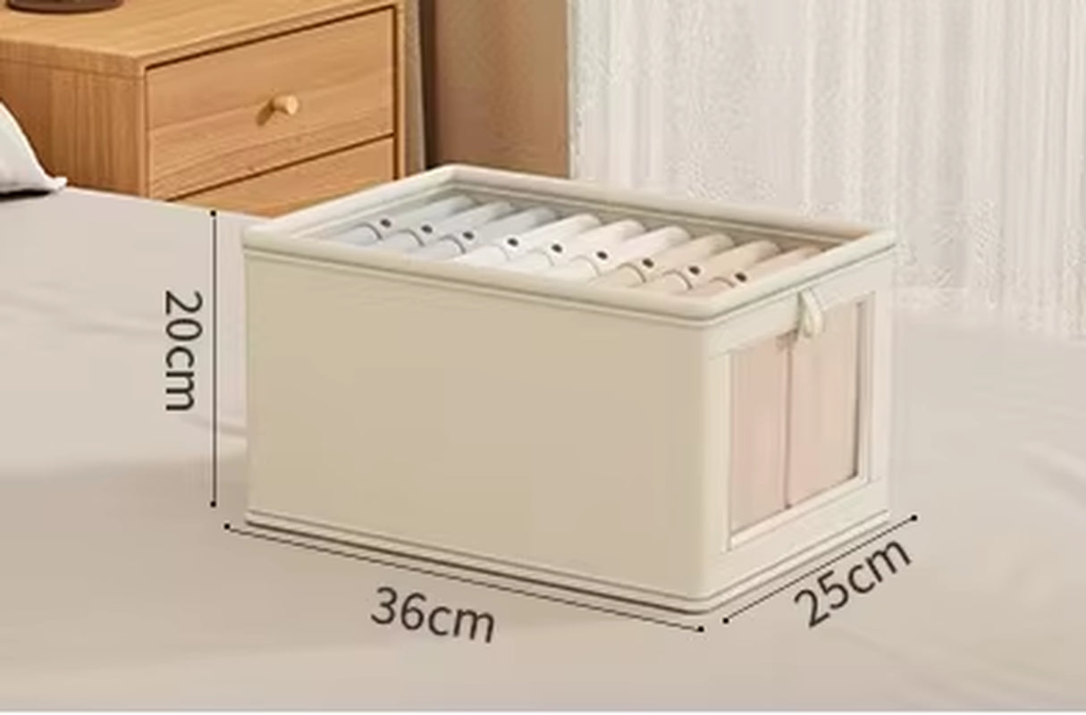 Large-Capacity Household Clothing Storage Box Enlarged and Thickened Folding Storage Box Suitable for Cotton Quilts down Jackets