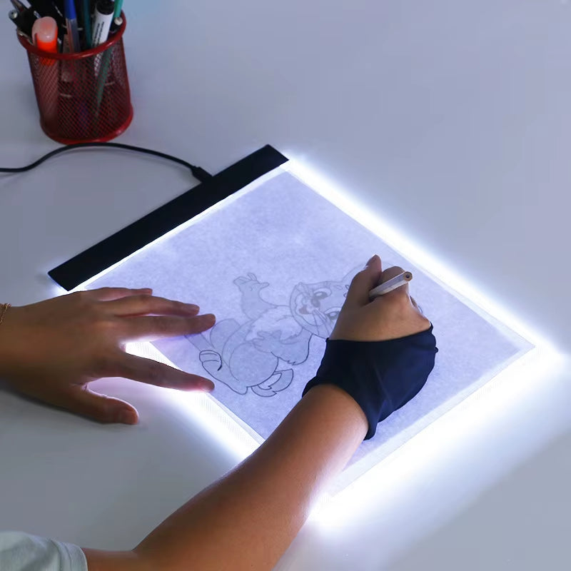 New A4 Digital USB Drawing Board LED Graphic Pad Light Box Tracing Copy Board Electronic Art Writing Painting Table Pad
