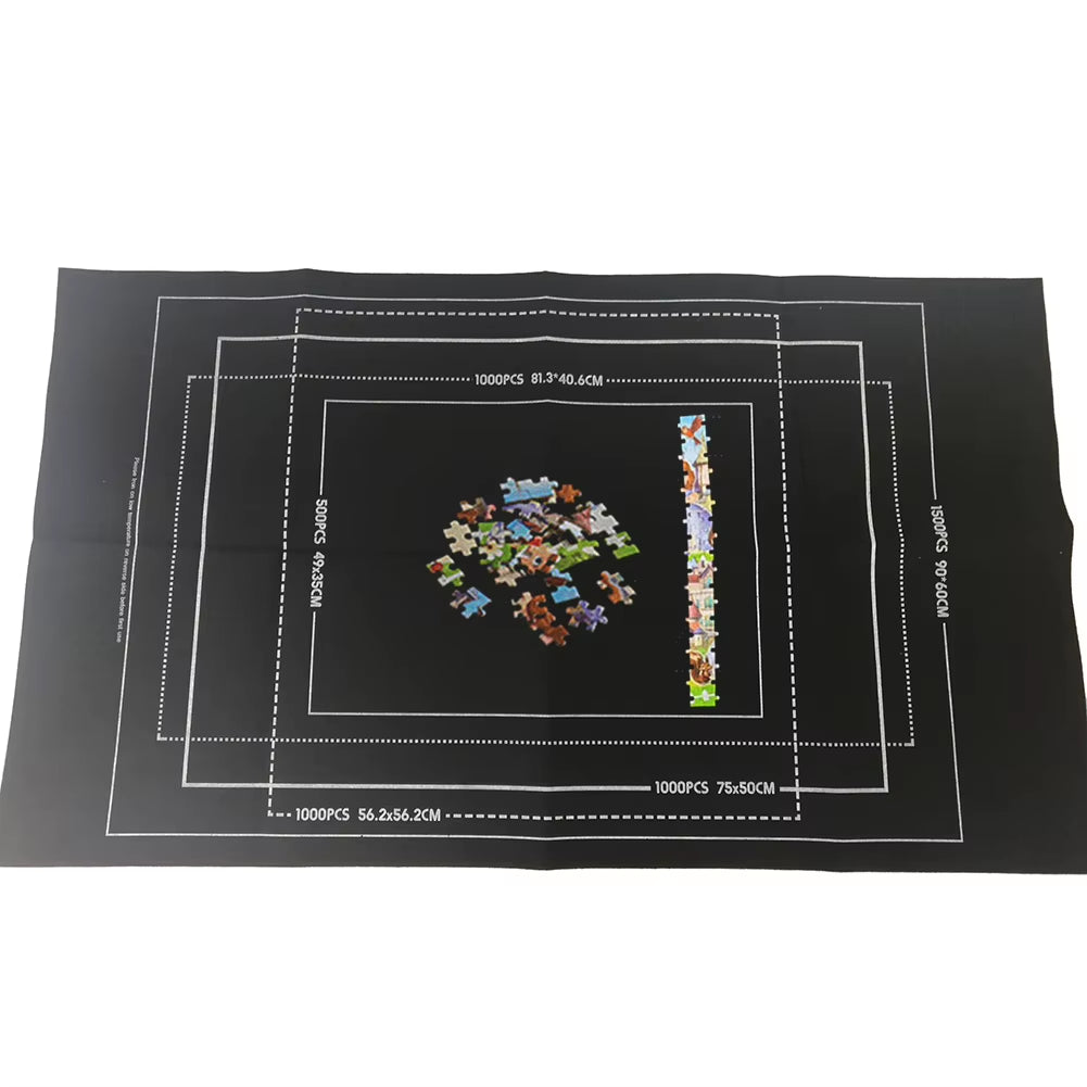 1Pc Felt Puzzles Mat Roll up Play Storage Blanket for 1500/2000/3000/6000Pcs Jigsaw Puzzle Game Portable Travel Storage Bag